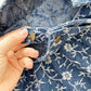 OshKosh Floral Woven Denim Skirtall - Yellow Clover Vintage Kids Clothes