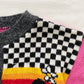 Mickey & Co. Mikey and Minnie Cardigan Sweater - Yellow Clover Vintage Kids Clothes