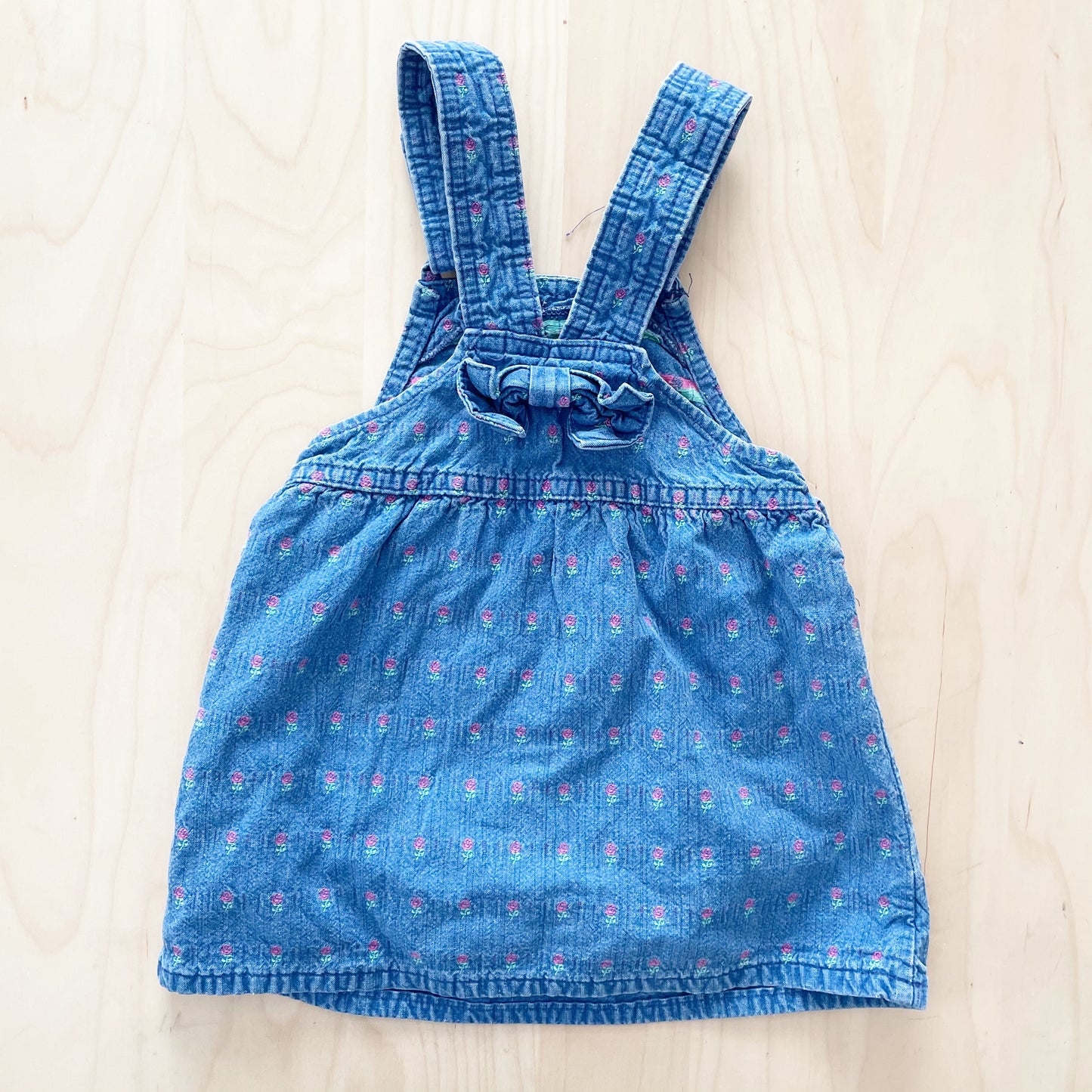 OshKosh Floral Woven Bow Back Skirtall