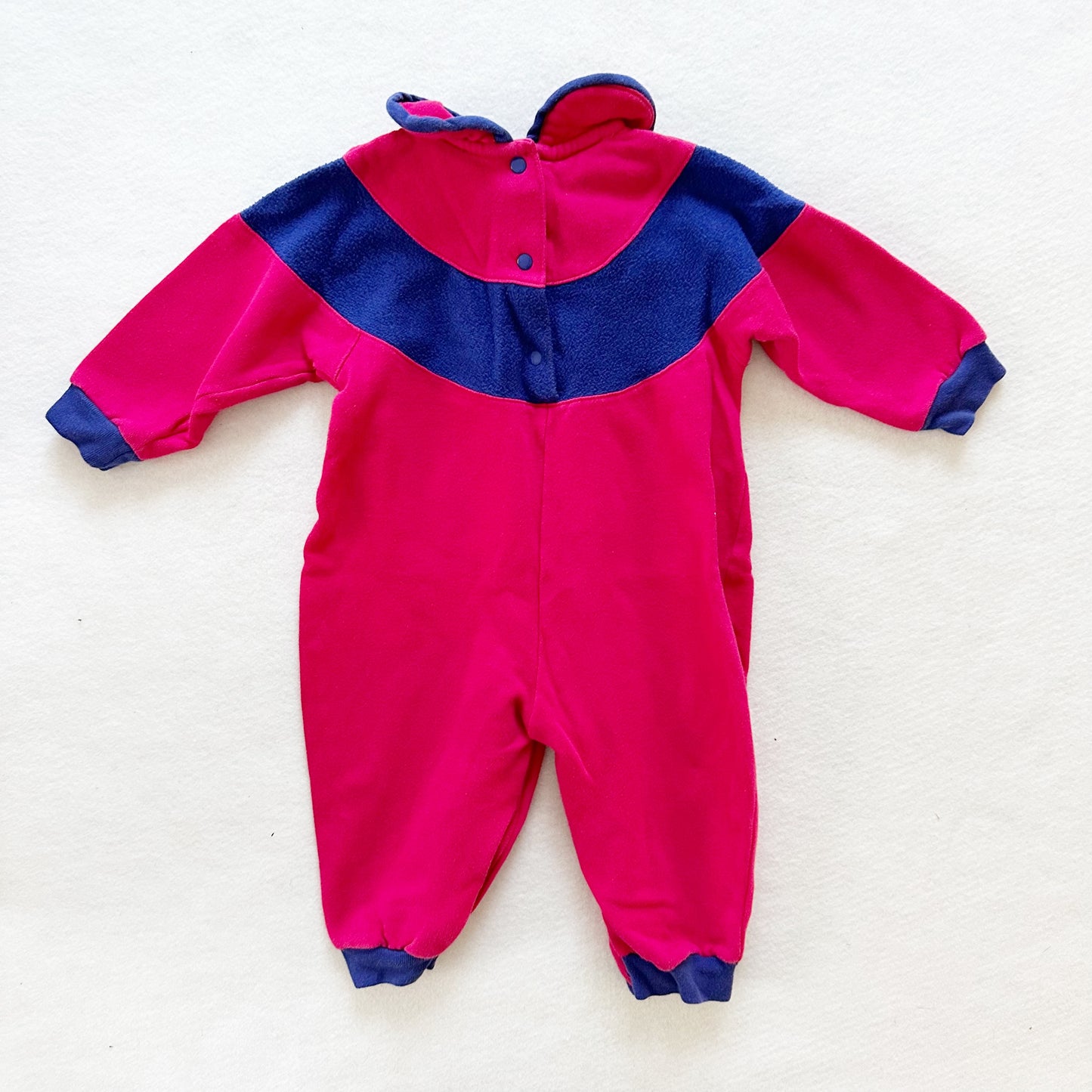 Okie Dokie Colorblock Sweatshirt Romper