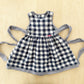 OshKosh Gingham Check Traditional Dress - Yellow Clover Vintage Kids Clothes