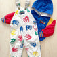 OshKosh Handprint Cord Overalls