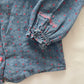 OshKosh Heart Embroidered Collar Button Up Shirt - Yellow Clover Vintage Kids Clothes