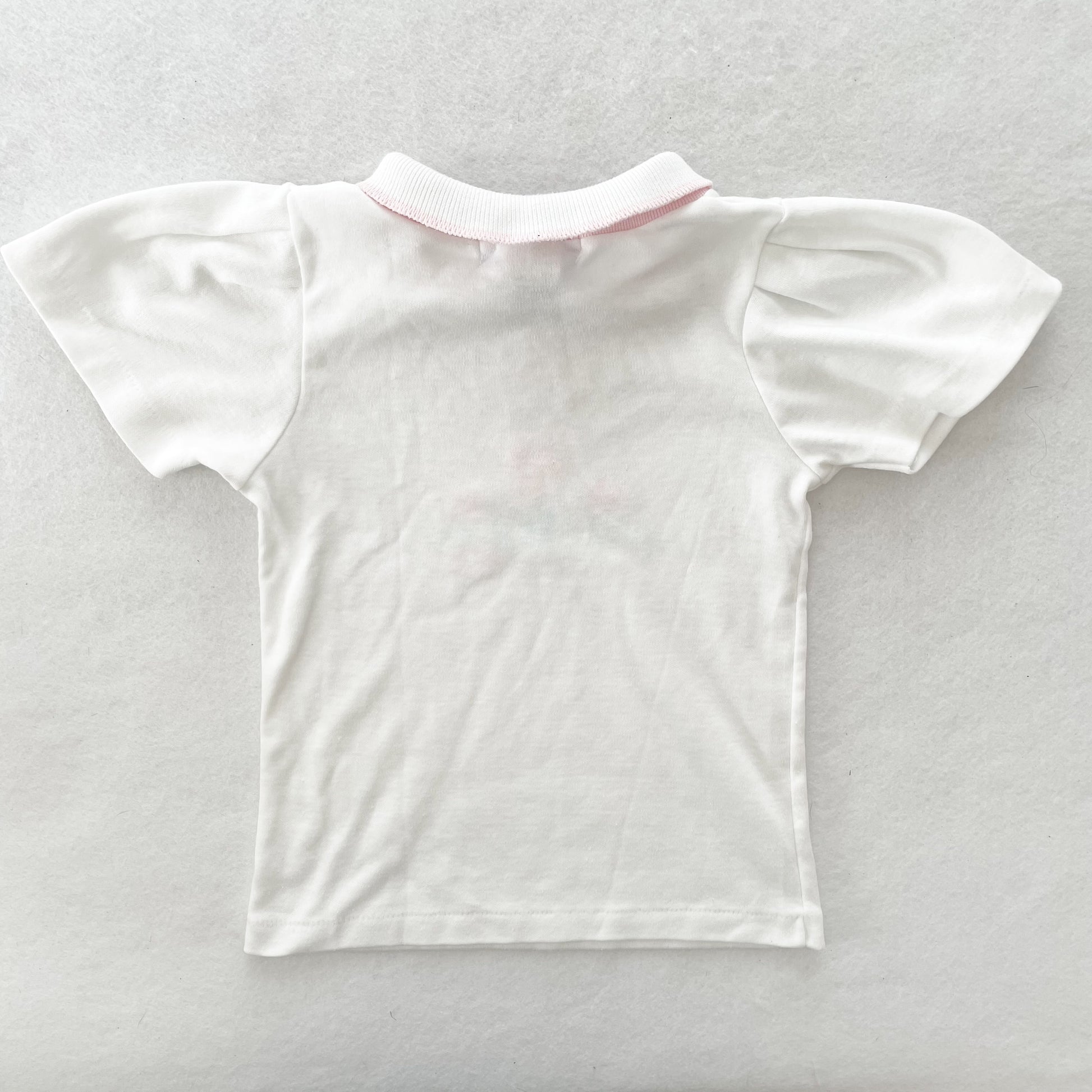 OshKosh Flower Embroidered Top - Yellow Clover Vintage Kids Clothes