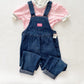 Vintage OshKosh Bow Back Overalls Set