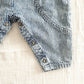 OshKosh Acid Wash Hickory Stripe Bubble Overalls
