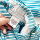 OshKosh Turquoise Stripe Overalls - Yellow Clover Vintage Kids Clothes