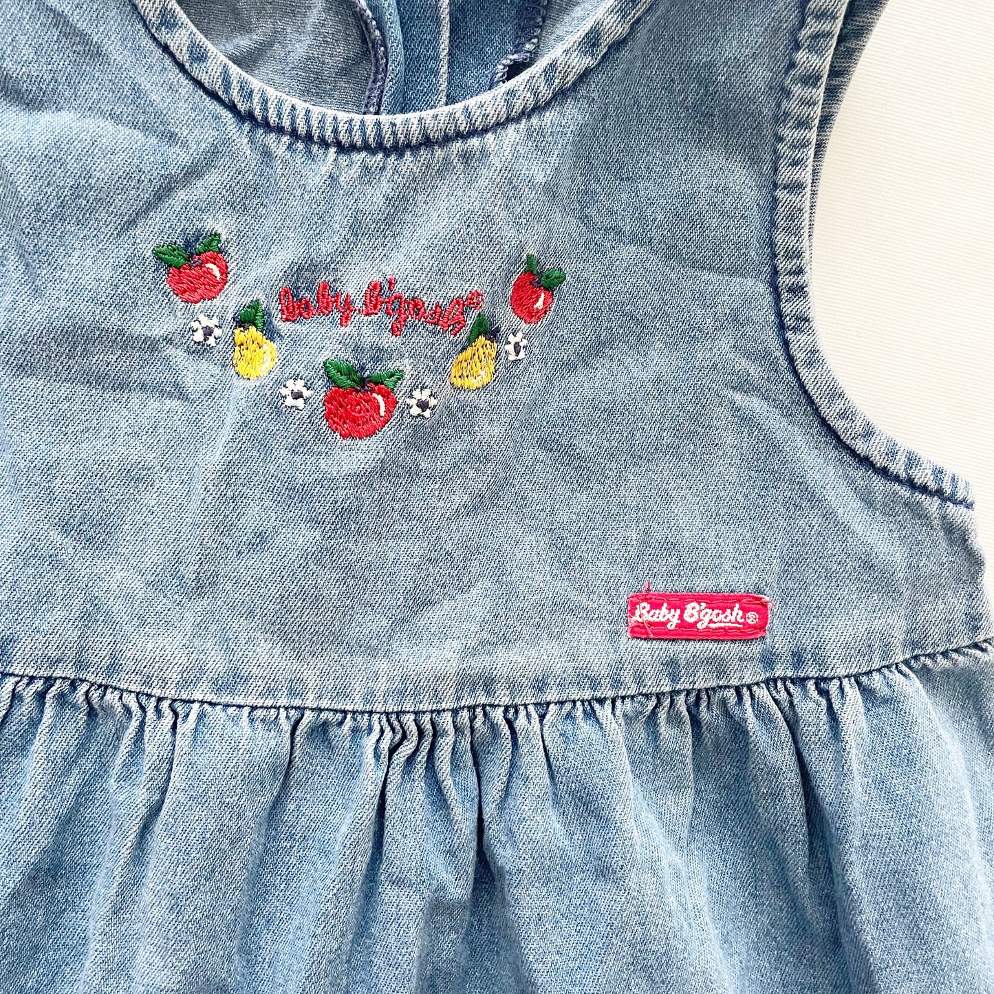 Baby B’gosh Fruit Embroidered Twirl Dress