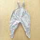 Vintage Baby B’gosh Kitty + Leaves Footed Overalls - Yellow Clover Vintage Kids Clothes