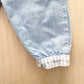 OshKosh Light Wash Floral Accent Overalls