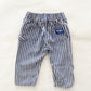 OshKosh Blue Stripe Pants - Yellow Clover Vintage Kids Clothes