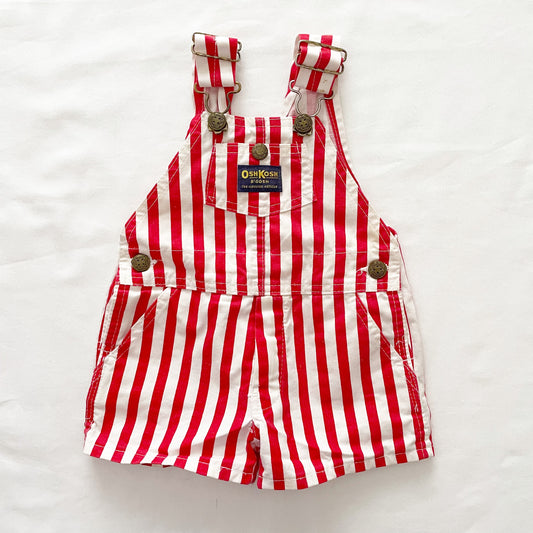 OshKosh Red Stripe Shortalls