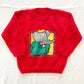 Vintage Handknit Babar Kids Sweater