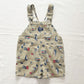 OshKosh Nautical Print Shortalls - Yellow Clover Vintage Kids Clothes