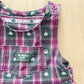 OshKosh Sheep and Girl Woven Plaid Dress - Yellow Clover Vintage Kids Clothes
