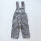 OshKosh Gray Fine Cord Overalls - Yellow Clover Vintage Kids Clothes