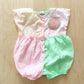 Vintage OshKosh Nylon Star Romper - Yellow Clover Vintage Kids Clothes