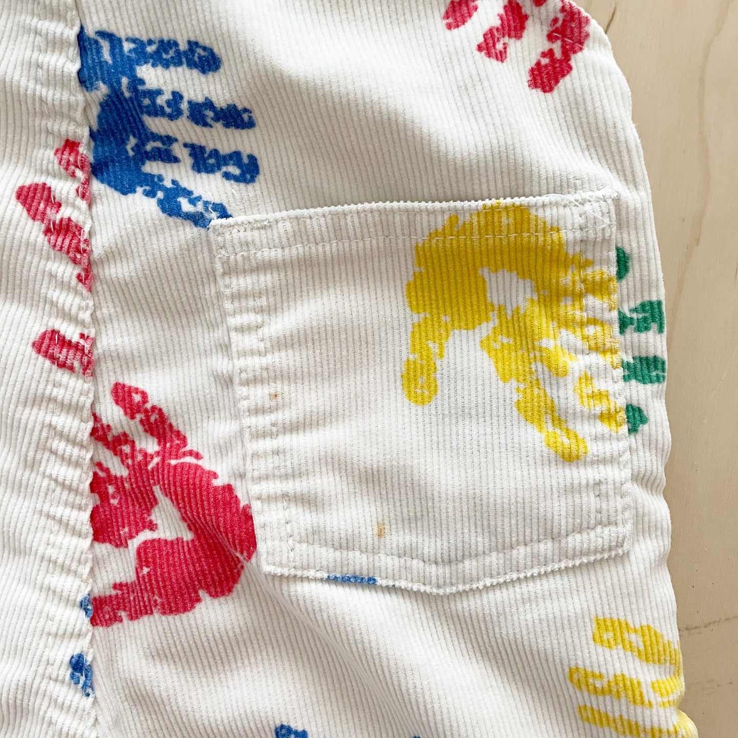 OshKosh Handprint Cord Overalls