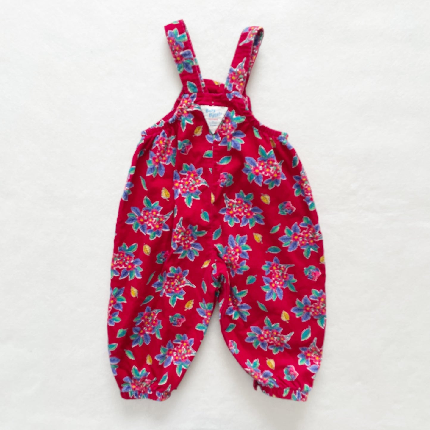 Baby B’gosh Autumn Floral Bubble Overalls