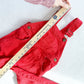 Happy Kids Red Overalls - Yellow Clover Vintage Kids Clothes
