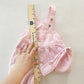 Baby B’gosh Pink Hickory Stripe Bubble Overalls