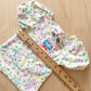New Old Stock OshKosh Fruit Floral Cap Sleeve Tee - Yellow Clover Vintage Kids Clothes