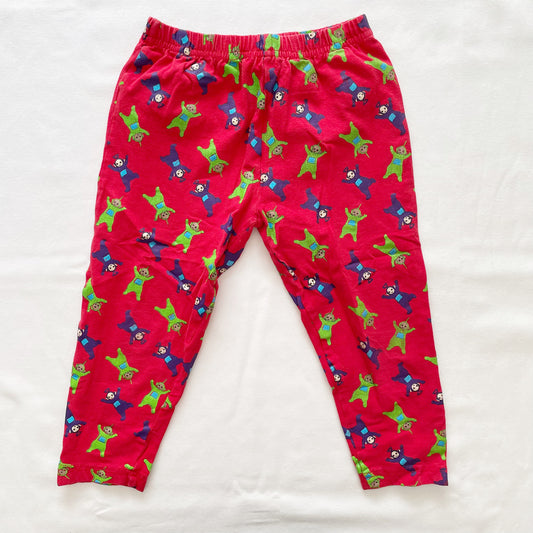 Teletubbies Print Leggings - Yellow Clover Vintage Kids Clothes