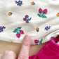 OshKosh Fruit Cord Dress Set - Yellow Clover Vintage Kids Clothes