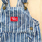 Baby B’gosh Denim Striped Shortalls - Yellow Clover Vintage Kids Clothes