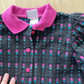 Vintage OshKosh Black Floral Woven Dress - Yellow Clover Vintage Kids Clothes