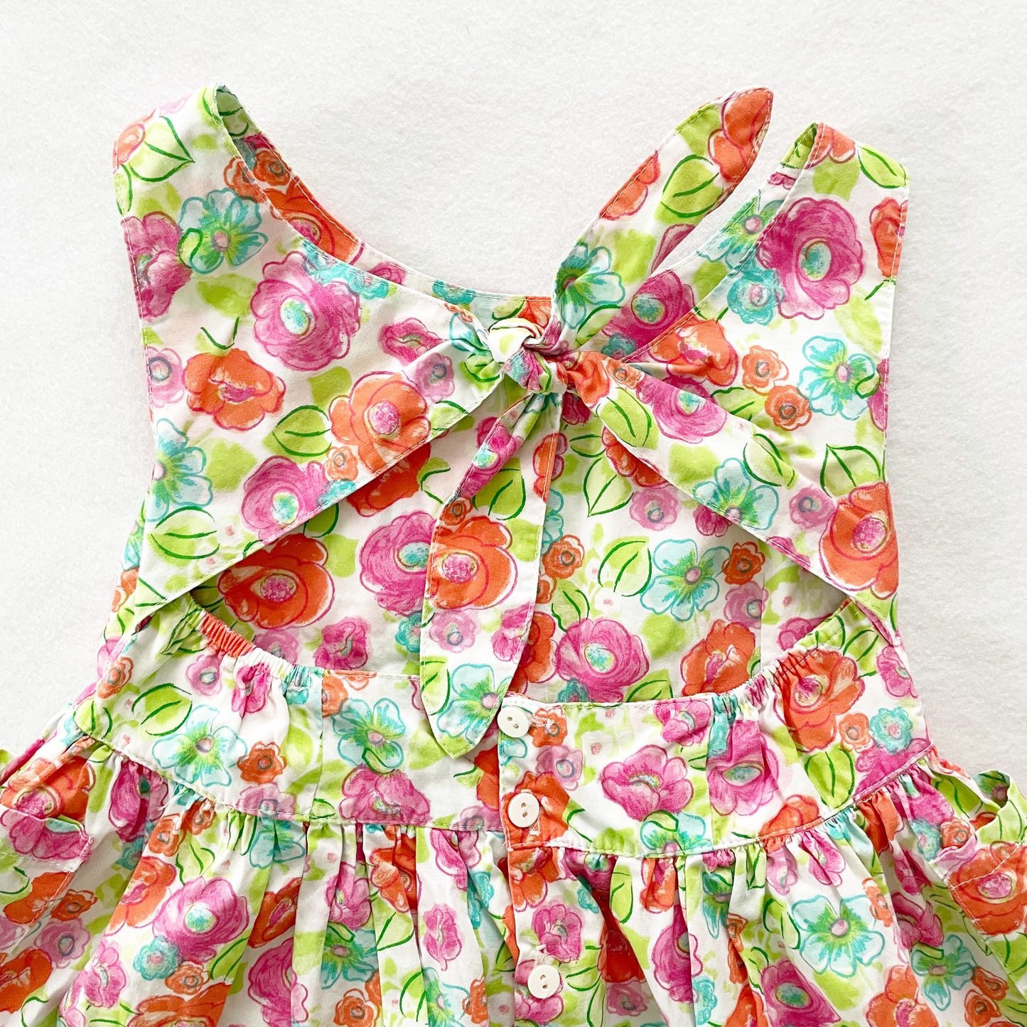 OshKosh Floral Tie Back Top