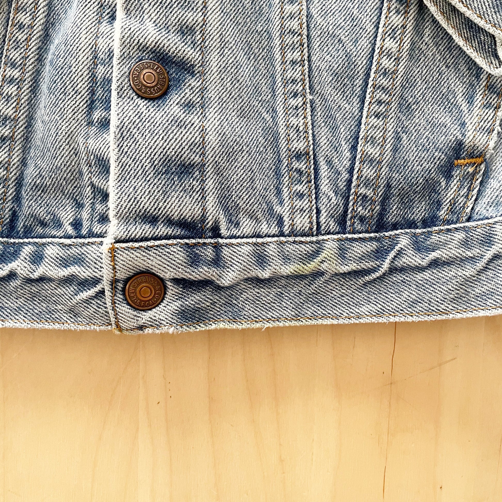 Vintage Levi’s Orange Tab Trucker Jacket - Yellow Clover Vintage Kids Clothes