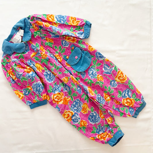 Bonjour Bright Floral Jumpsuit