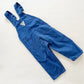 OshKosh Solid Blue Overalls - Yellow Clover Vintage Kids Clothes