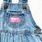 OshKosh Denim Bubble Overalls - Yellow Clover Vintage Kids Clothes