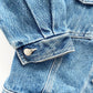 Winnie the Pooh Patch Denim Jacket - Yellow Clover Vintage Kids Clothes