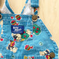 Baby B’gosh Bear Apple Tree Shortalls - Yellow Clover Vintage Kids Clothes