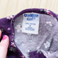 OshKosh Purple Floral Cord Dress - Yellow Clover Vintage Kids Clothes