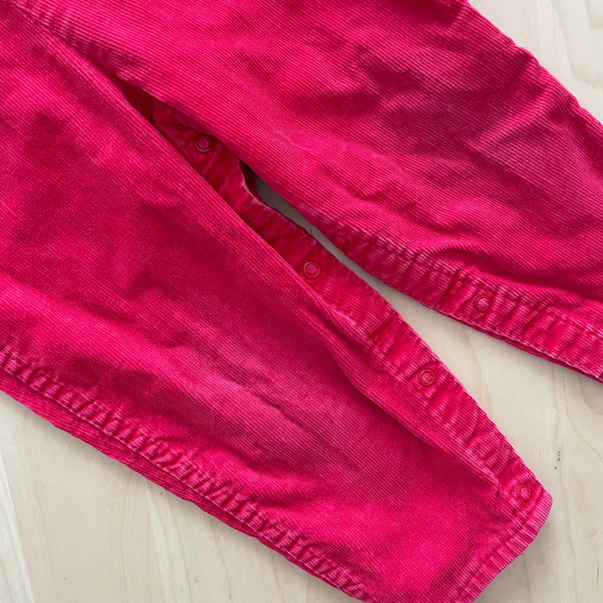 OshKosh Red Cord Overalls - Yellow Clover Vintage Kids Clothes