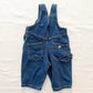 Guess Logo Patch Overalls - Yellow Clover Vintage Kids Clothes