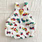 OshKosh Pudgy Planes Bubble Romper - Yellow Clover Vintage Kids Clothes
