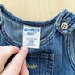 OshKosh Denim Mouse Embroidery Dress - Yellow Clover Vintage Kids Clothes