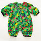 Plum Pudding Tropical Birds Romper - Yellow Clover Vintage Kids Clothes