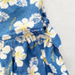 OshKosh Tropical Floral Side Tie Dress - Yellow Clover Vintage Kids Clothes