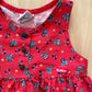 OshKosh Red Paisley Floral Dress - Yellow Clover Vintage Kids Clothes