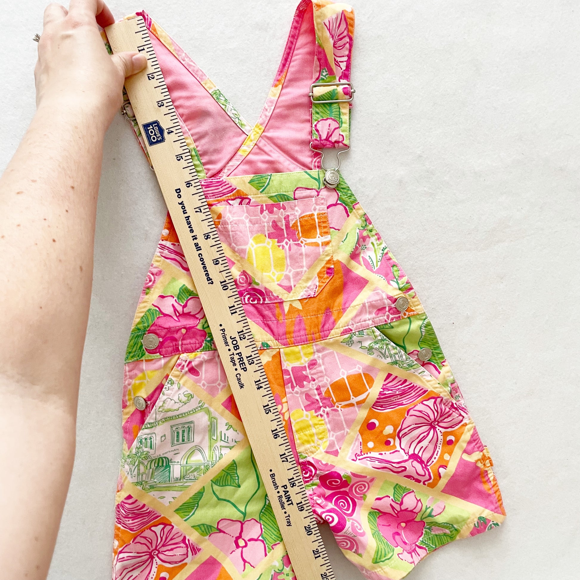 Lilly Pulitzer Shortalls - Yellow Clover Vintage Kids Clothes