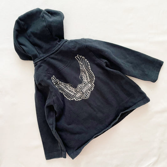 Vintage or Y2K Harley-Davidson Toddler Thick Hooded Shirt