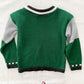 Snoopy and Friends Snoopy + Woodstock Football Sweater • 4T - Yellow Clover Vintage Kids Clothes
