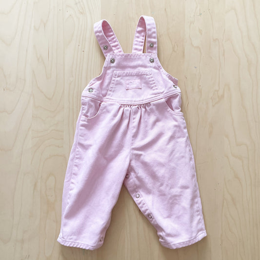 Vintage Baby B’gosh Pink Denim Overalls