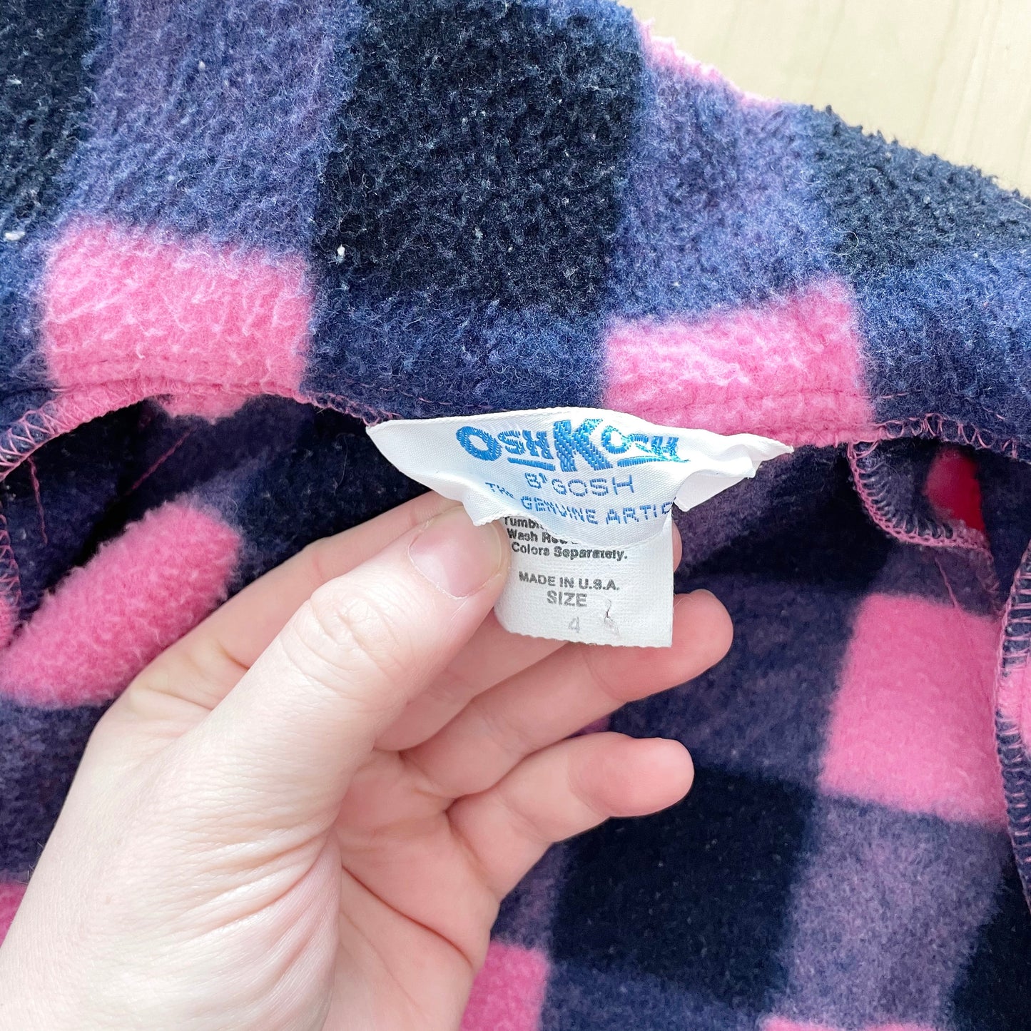 OshKosh Buffalo Plaid Fleece Jacket